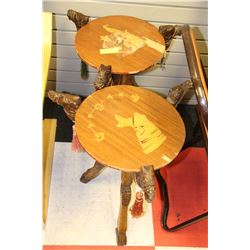 VINTAGE FOLD UP CAMEL TABLES FROM EGYPT