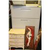Image 1 : BEIGE 4 DRAWER LATERAL FILE CABINET W/ KEY.
