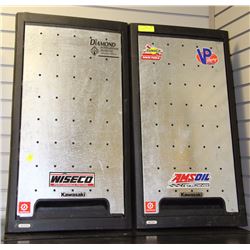 PAIR OF KAWASAKI STORAGE CONTAINERS