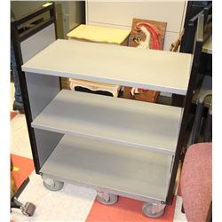 3 SHELF/6 WHEEL HEAVY DUTY METAL CART