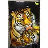 Image 1 : LARGE TIGER & CUB PLAQUE PICTURE 3 FT TALL X 23.5 IN. WIDE