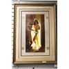 Image 1 : EGYPTIAN WOMAN & STATUE PICTURE