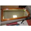 Image 1 : WOOD FRAMED WALL HANGING MIRROR