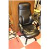 Image 1 : GLOBAL BLACK LEATHER OFFICE CHAIR