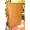 Image 1 : WOODEN 4 DOOR 2 COMPARTMENT CABINET