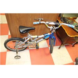 KIDS SUPERCYCLE MOUNTAIN BIKE WITH TRAINING WHEELS