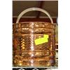 Image 1 : BRASS LOOKING POT WITH ICE BUCKET AND LID+HANDLE