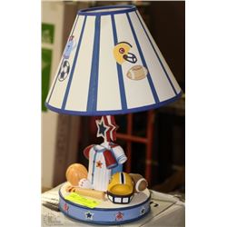 BASEBALL THEME KIDS LAMP