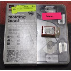 NEW TRIPLE CUTTER MOLDING HEAD SET