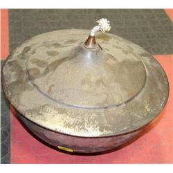 ANTIQUE OIL ROUND PATIO LANTERN