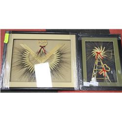 2 WHEAT WEAVING PICTURES