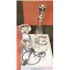Image 1 : CRYSTAL LIQUOR DECANTER WITH CRYSTAL LIGHT HOLDER