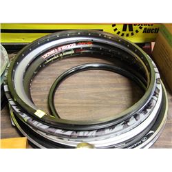 STACK OF SIX  ASST. NEW MOUNTAIN BIKE RIMS