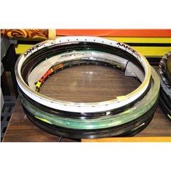 STACK OF EIGHT ASST. NEW MOUNTAIN BIKE RIMS