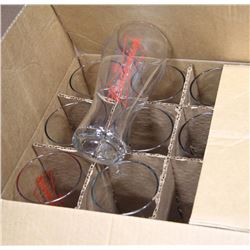 12 BUDWEISER GLASSES 20-OZ NEW