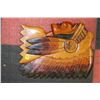 Image 1 : WOOD CARVED NATIVE CHIEF WALL HANGING
