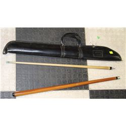 POOL CUE WITH CASE