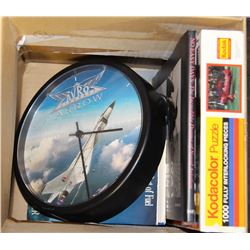 BOX WITH NEW KODAK PUZZLE,AVRO AIRCRAFT ARROW