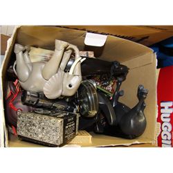 BOX WITH ASST. ESTATE ORNAMENTS