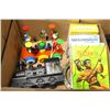 Image 1 : BOX WITH VINTAGE TOYS AND BOOKS