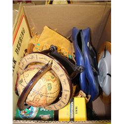 BOX OF ESTATE COLLECTIBLES