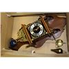 Image 1 : BOX WITH DECORATIVE PENDULUM WALL CLOCK