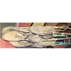 2 GUNNY SACK LAWN CHAIRS 1950'S