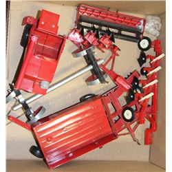 CASE INTERNATIONAL FARM TRACTOR WITH ATTACHMENTS