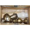 Image 1 : BOX OF 2 VINTAGE OIL LAMPS