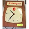 Image 1 : SCHWEPPS VINTAGE WALL CLOCK