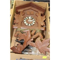 MADE IN GERMANY WOOD CUCKOO CLOCK