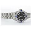 Image 2 : Rolex Stainless Steel Diamond and Sapphire DateJust Ladies Watch