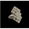 Image 1 : 1.47 ctw Diamond Ring - 14KT White Gold