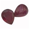 Image 1 : 9.28 ctw Pear Mixed Ruby Parcel