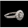 Image 2 : 1.57 ctw Diamond Ring - 14KT White Gold