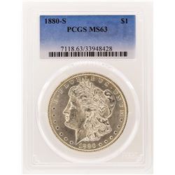 1880-S PCGS MS63 Morgan Silver Dollar