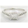 Image 3 : 1.00 ctw Diamond Ring - 14KT White Gold