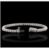 Image 3 : 14KT White Gold 4.64 ctw Diamond Tennis  Bracelet
