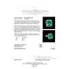 Image 5 : GIA Cert 15.96 ctw Emerald and Diamond Ring - 14KT White Gold