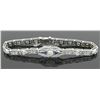 Image 6 : 0.46 ctw Diamond and Sapphire Bracelet - 18KT White Gold