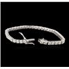 Image 3 : 14KT White Gold 5.52 ctw Diamond Tennis Bracelet