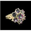 Image 1 : 3.90 ctw Mystic Topaz - 10KT Yellow Gold