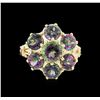 Image 2 : 3.90 ctw Mystic Topaz - 10KT Yellow Gold
