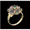 Image 3 : 3.90 ctw Mystic Topaz - 10KT Yellow Gold