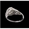 Image 3 : 0.35 ctw Diamond Ring - 14KT White Gold