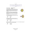 Image 3 : 5.66 ctw Yellow Sapphire and Diamond Ring - 14KT White Gold