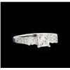 Image 1 : EGL USA Cert 1.70 ctw Diamond Ring - 18KT White Gold