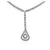 Image 2 : 14KT White Gold 1.03 ctw Diamond Necklace