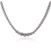 Image 2 : 14KT White Gold 3.49 ctw Diamond Necklace