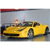 Image 5 : 2014 Yellow Ferrari 458 Spider Base Convertible